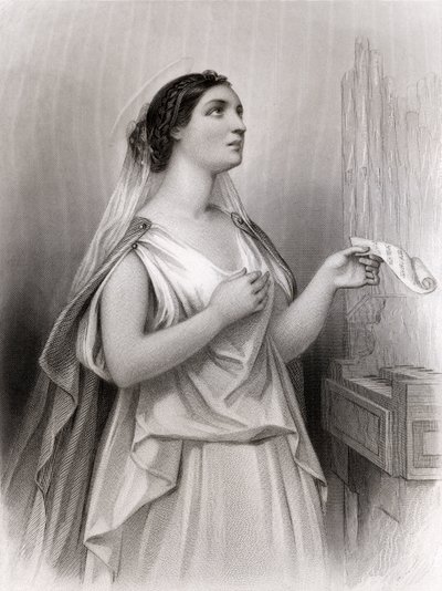 Heilige Cäcilia, Illustration aus 
